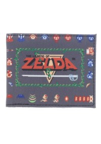 Portefeuille Legend of Zelda - Motif 8 bits